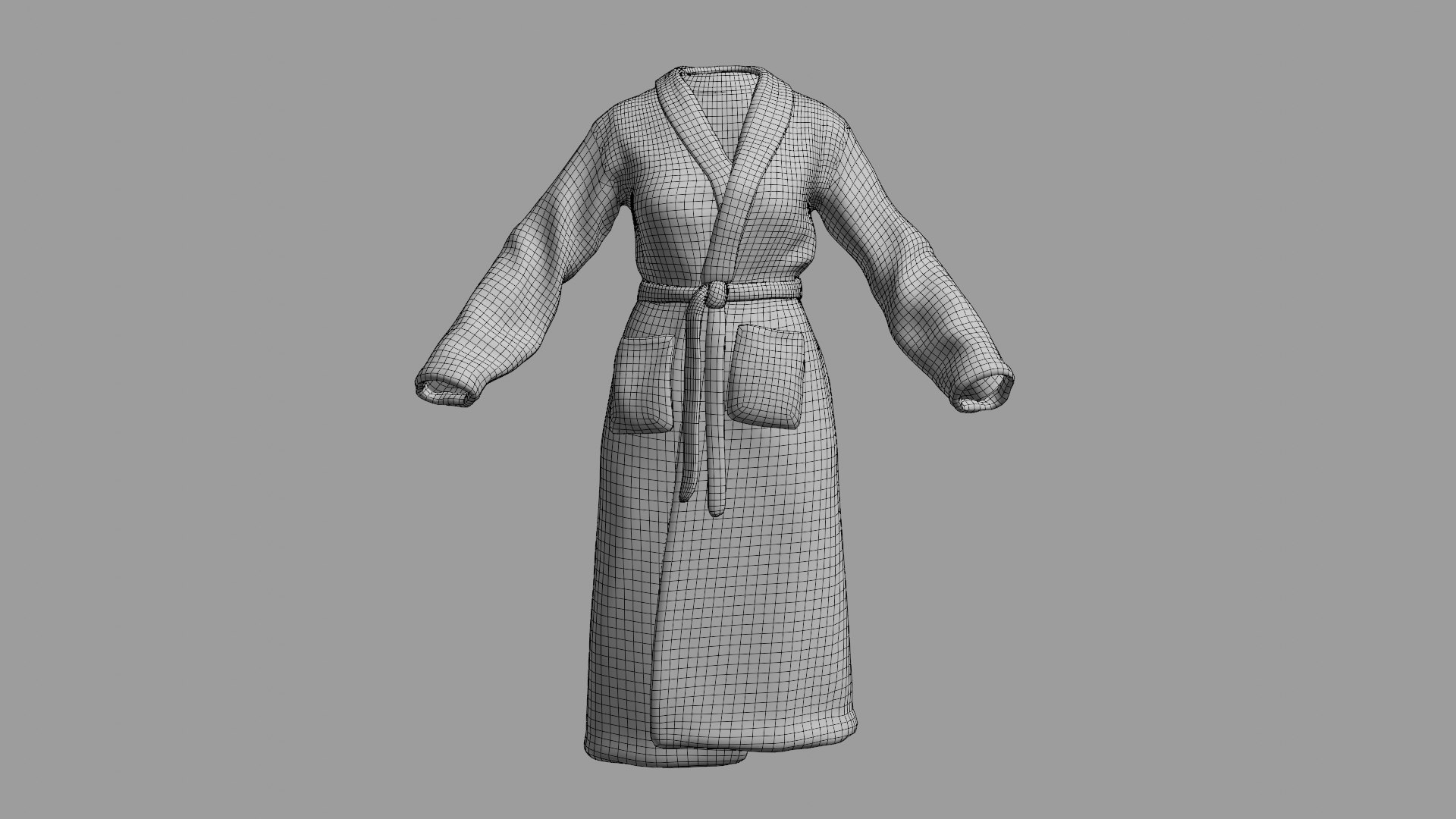 3D Bathrobe Model - TurboSquid 2325570