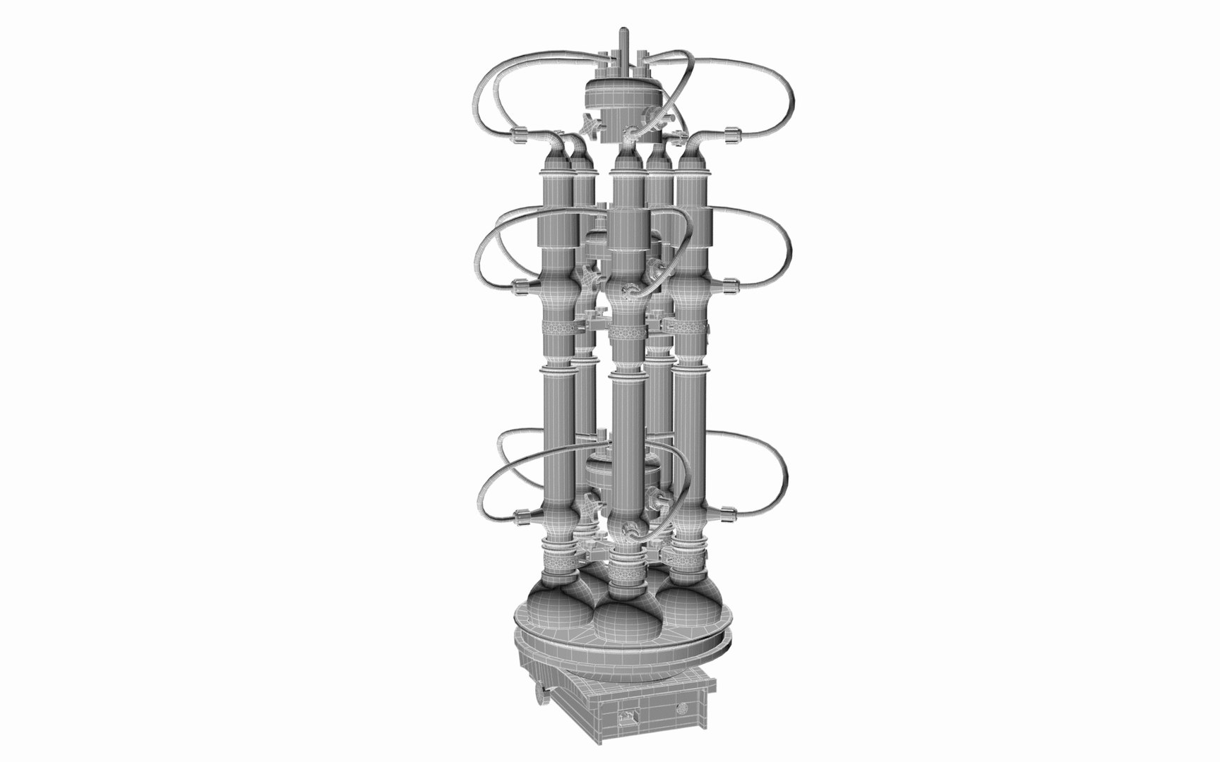 3D Parallel Synthesis Station model - TurboSquid 2041114