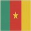 3D Cameroon Cloth Flag Wall Mount Animated Loop model