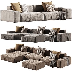 3D MODO Corner Sofa 02 By Beds