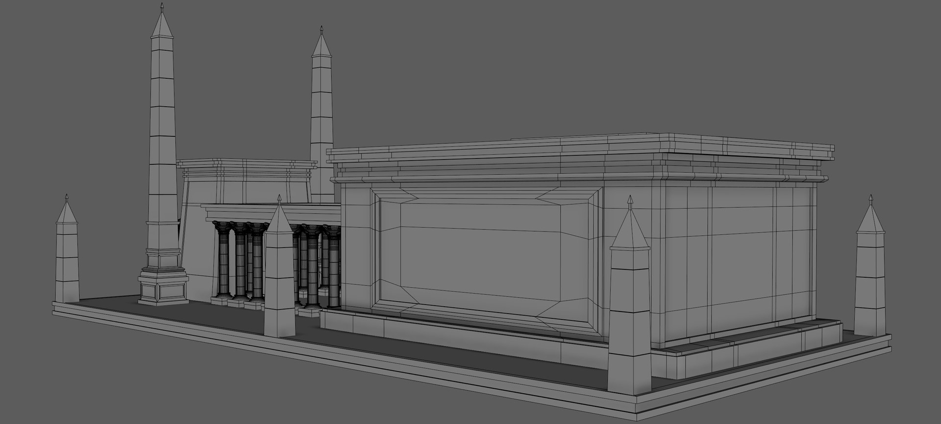 Ancient Egyptian Temple 3D Model - TurboSquid 2253746