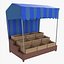 Puesto de feria con dosel 04