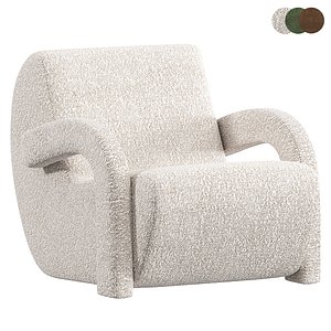 CHAIR CARACOLE LEO 3D model
