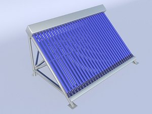 solar panel 3d model