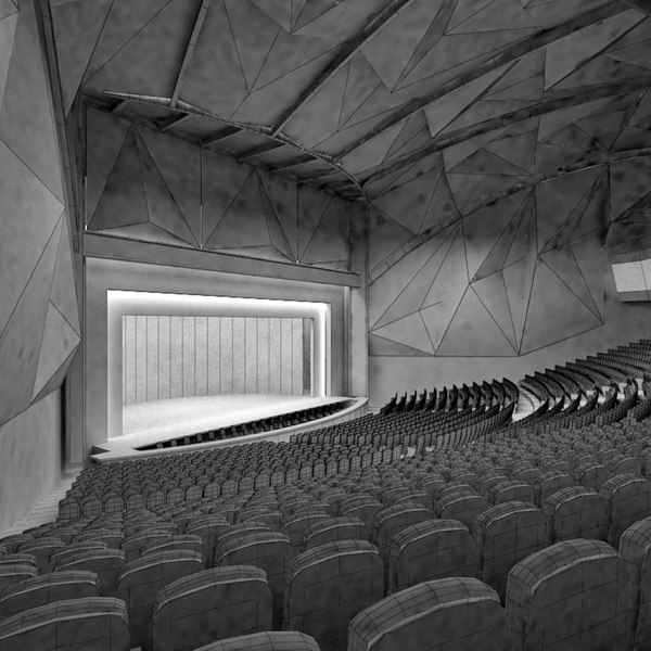 auditorium theater 3d model