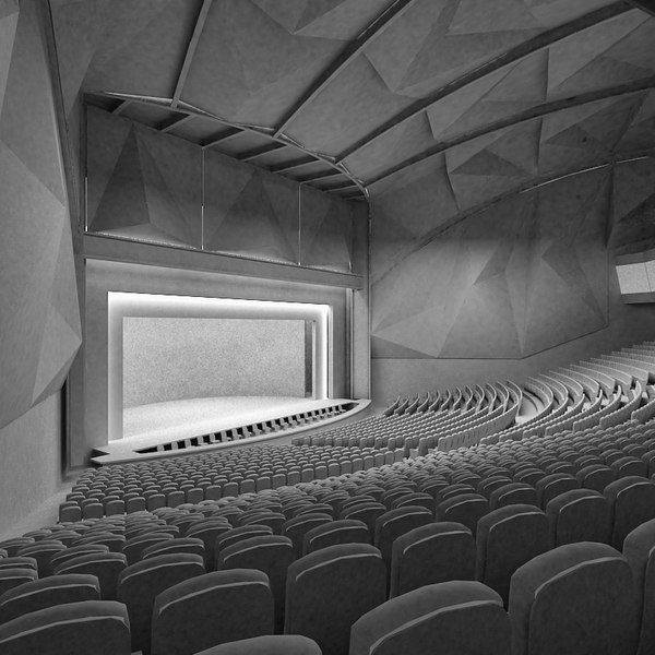 auditorium theater 3d model