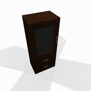 simple wooden shelf 3ds