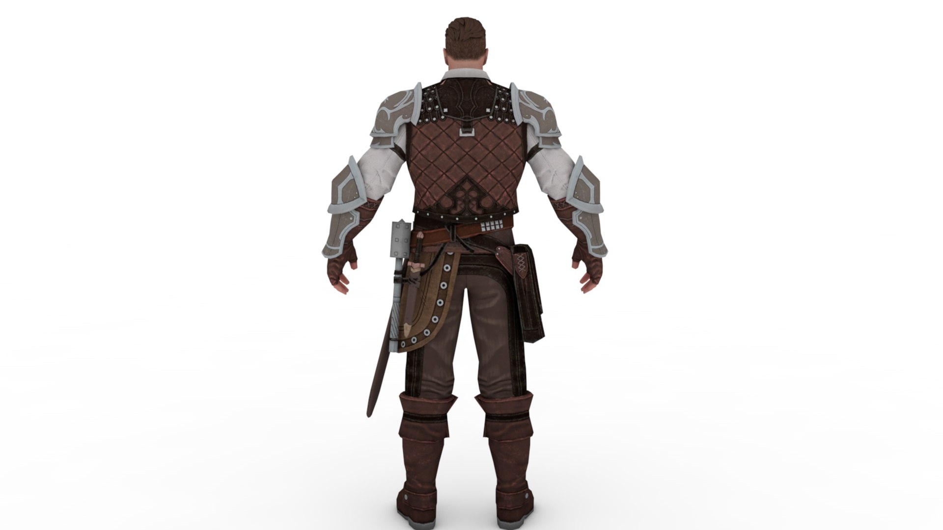 3d Archer Warrior Rigged Turbosquid 2007925