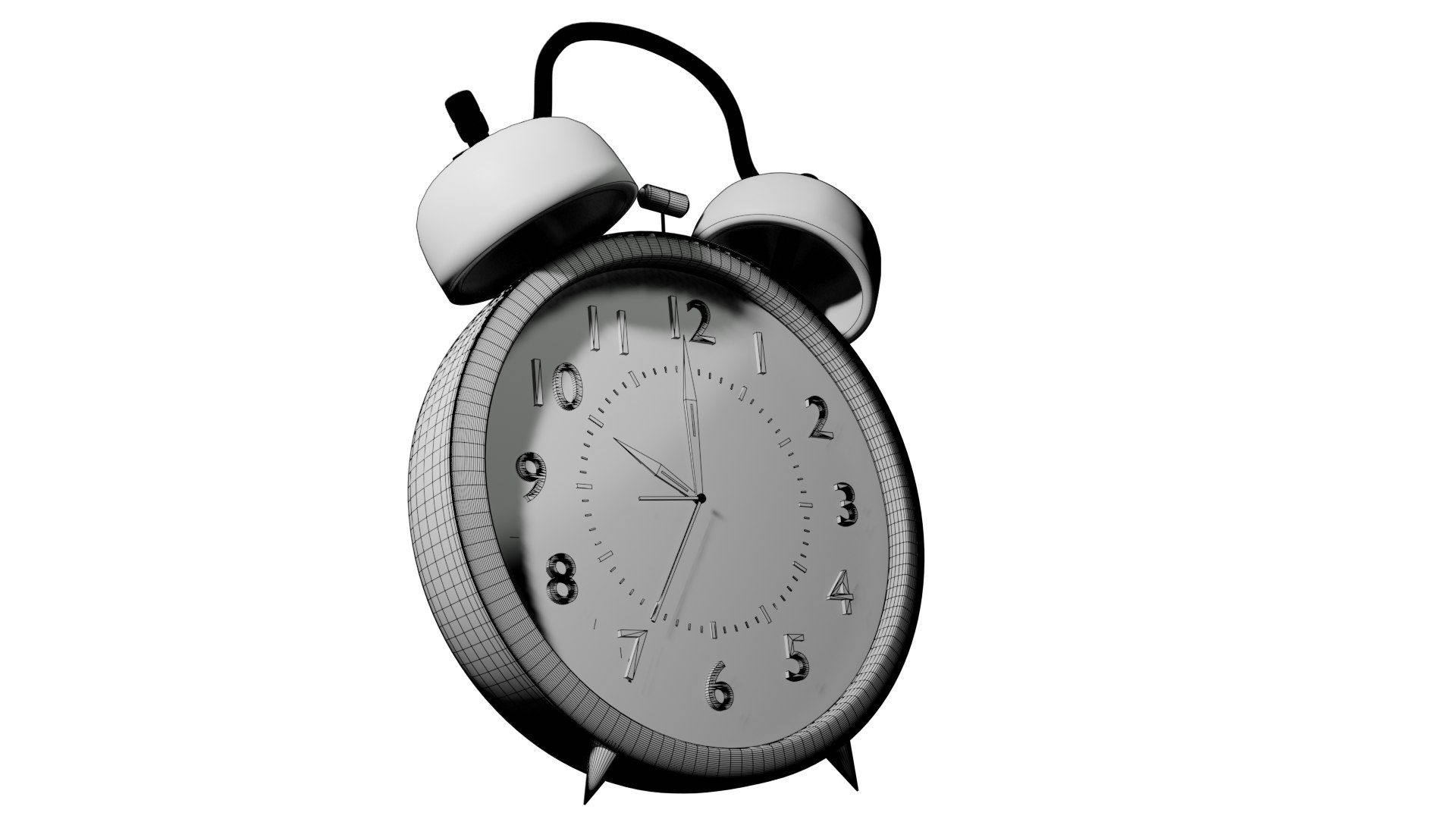 Free 3D Alarm Clock Model TurboSquid 1757759