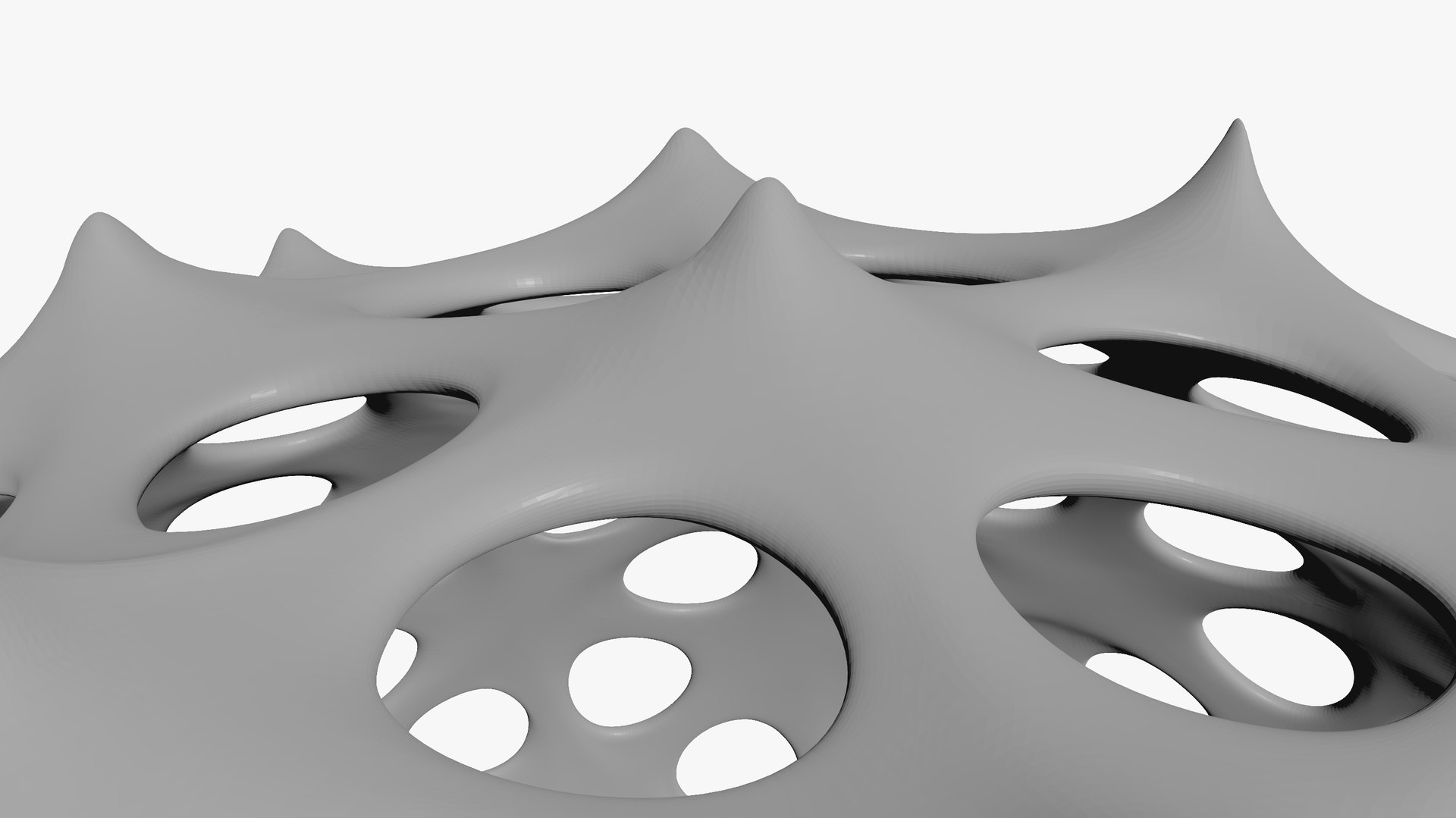 3D Scifi Hollow Spike Model - TurboSquid 1712388