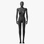 Maniquíes simples y deportivos con aparejo negro