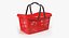 Shopping Baskets and Trolley Collection 5 3D model