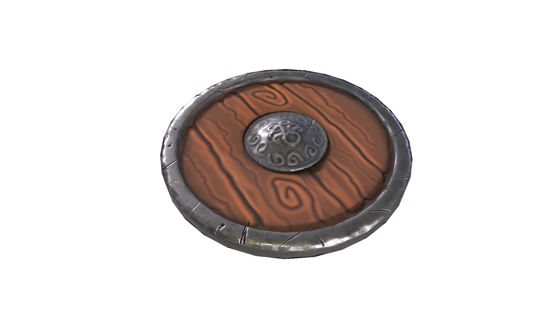 3D model Round wooden shield stylized cartoon PBR game asset Low-poly 3D model https://p.turbosquid.com/ts-thumb/zL/Sm9tZv/XZ/01_002/jpg/1662461961/1920x1080/fit_q87/b2e67d7824c1c674d7be79bff5d526bf6a94b56f/01_002.jpg