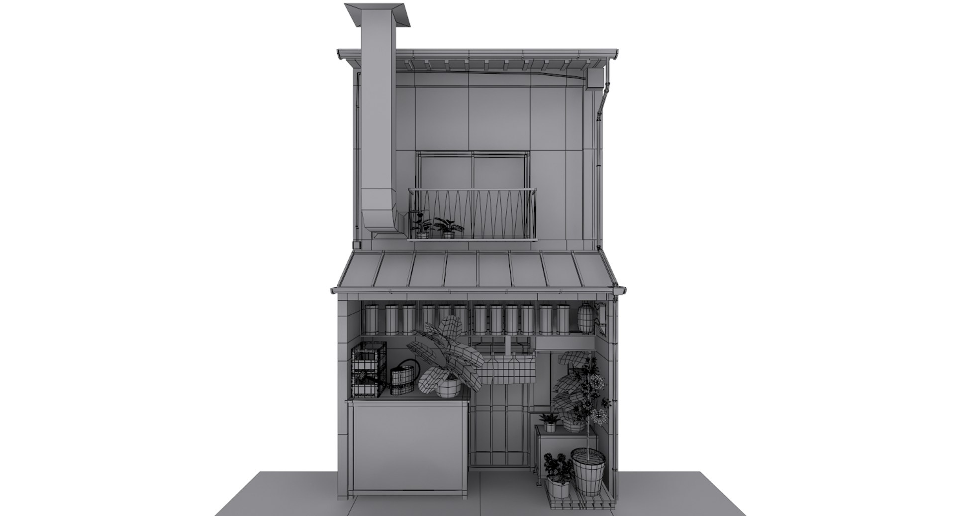 3D Old Restaurant Bar Model - TurboSquid 1414280
