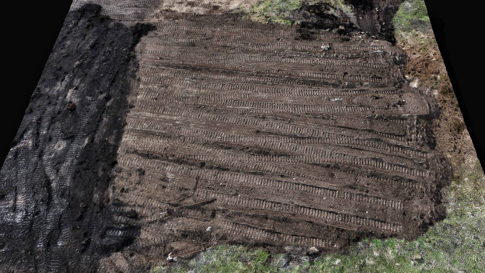 3D Construction Site Ground Muddy Terrain Pt4 Photogrammetry ...