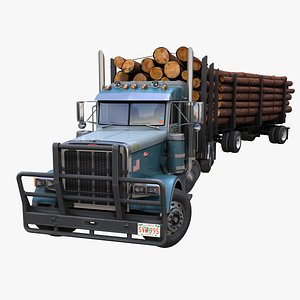 Peterbilt 379 logger truck PBR