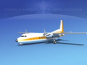fairchild 3 3d model