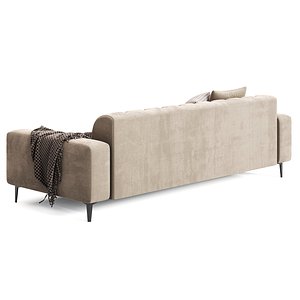 Pianca Boston Capitonne Sofa 3D model