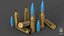 Realistic 20mm Bullet Cartridge  Vulcan Antitank