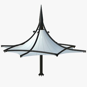Tensile Structures Architecture 3D model