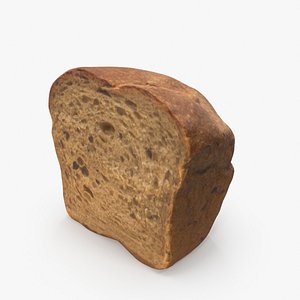 rye bread 3D