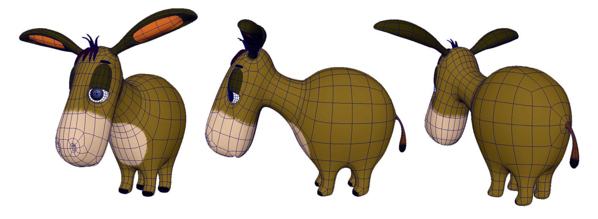 3D donkey winni pooh - TurboSquid 1423810