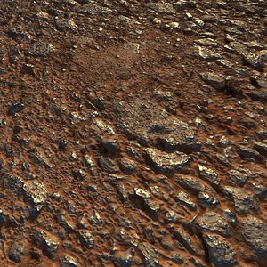 Mars Surface Lowpoly Subdiv Ready