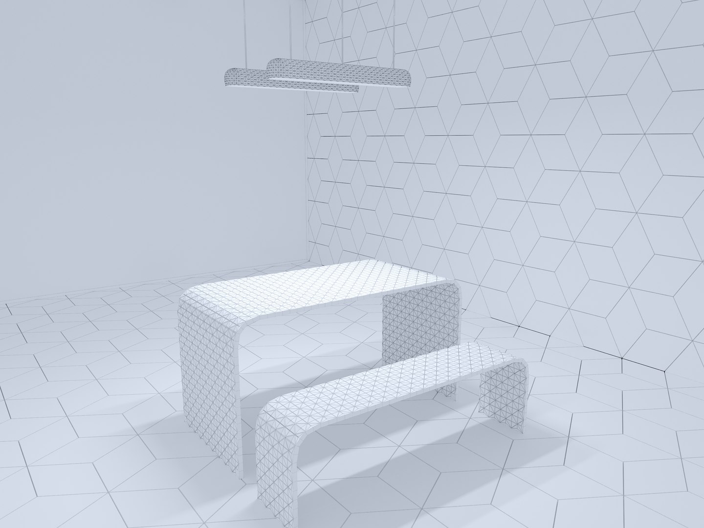 Dark Abstract Room 3D Model - TurboSquid 1471617