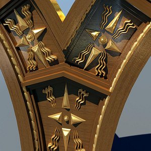 3D-model of the Corinthian Arch