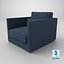 Blue Haven Chair 3D model
