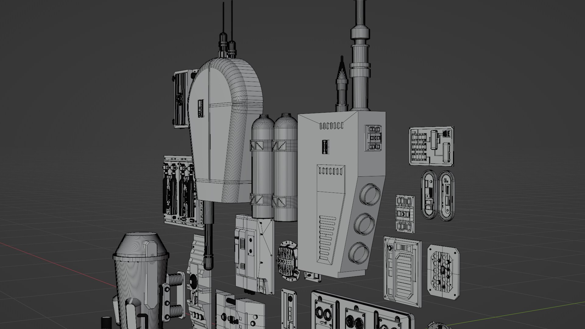 Star Wars Panels Pack 02 Model - TurboSquid 2300997