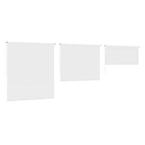 3d model white window blinds