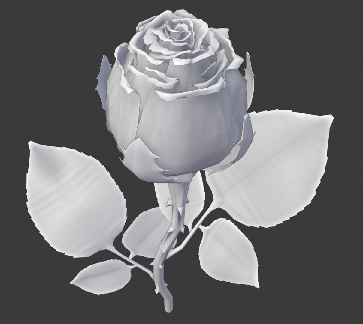 Realistic Rose Flower Blooming 3D Model - TurboSquid 1399342