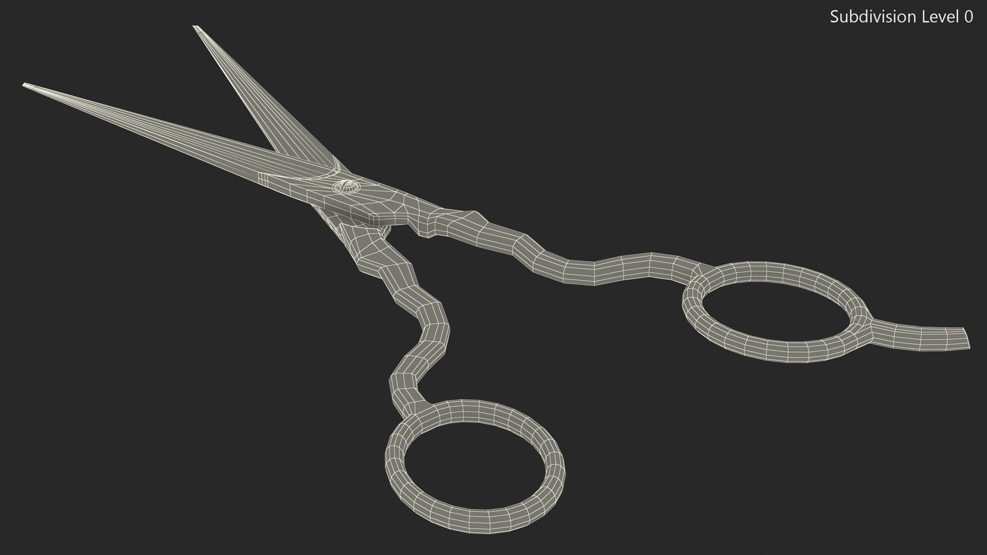 Barber Scissors 3D model - TurboSquid 2132414