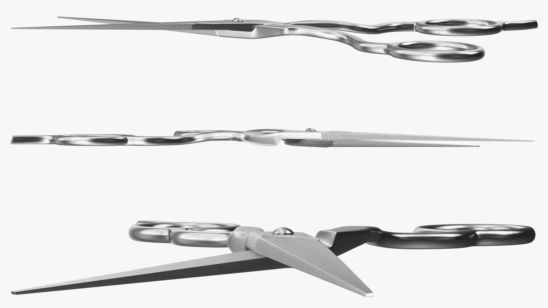 Barber Scissors 3D model - TurboSquid 2132414