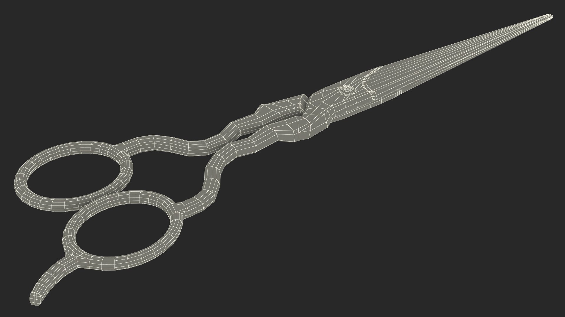 Barber Scissors 3D model - TurboSquid 2132414