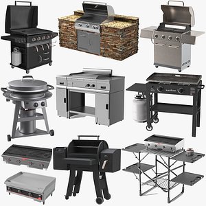 Gas Grills Collection 3 3D model