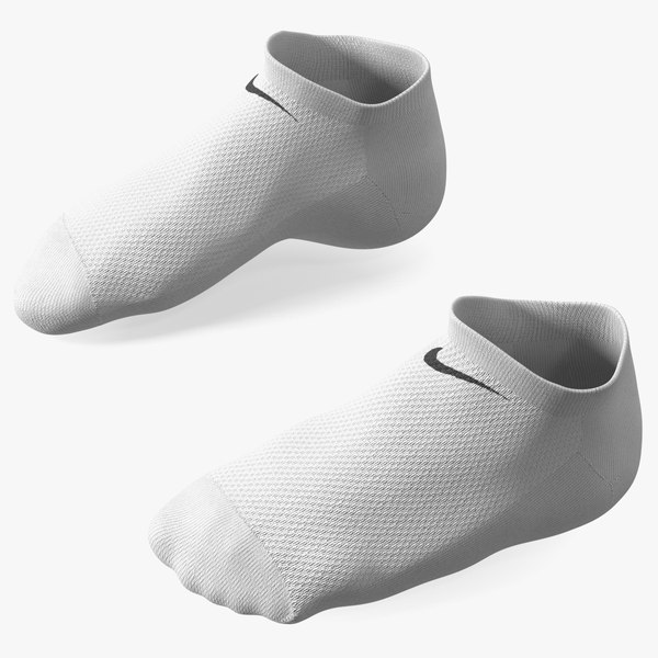 modelo 3d Socks Nike Grey on The Foot Standing - TurboSquid 1951028