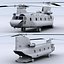 3d chinook ch47 helicopter model