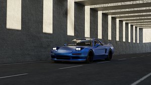 honda nsx 1992 3d model