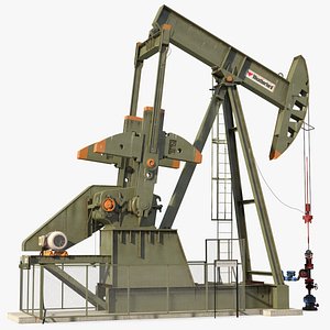 Oil Pumpjack Rigged