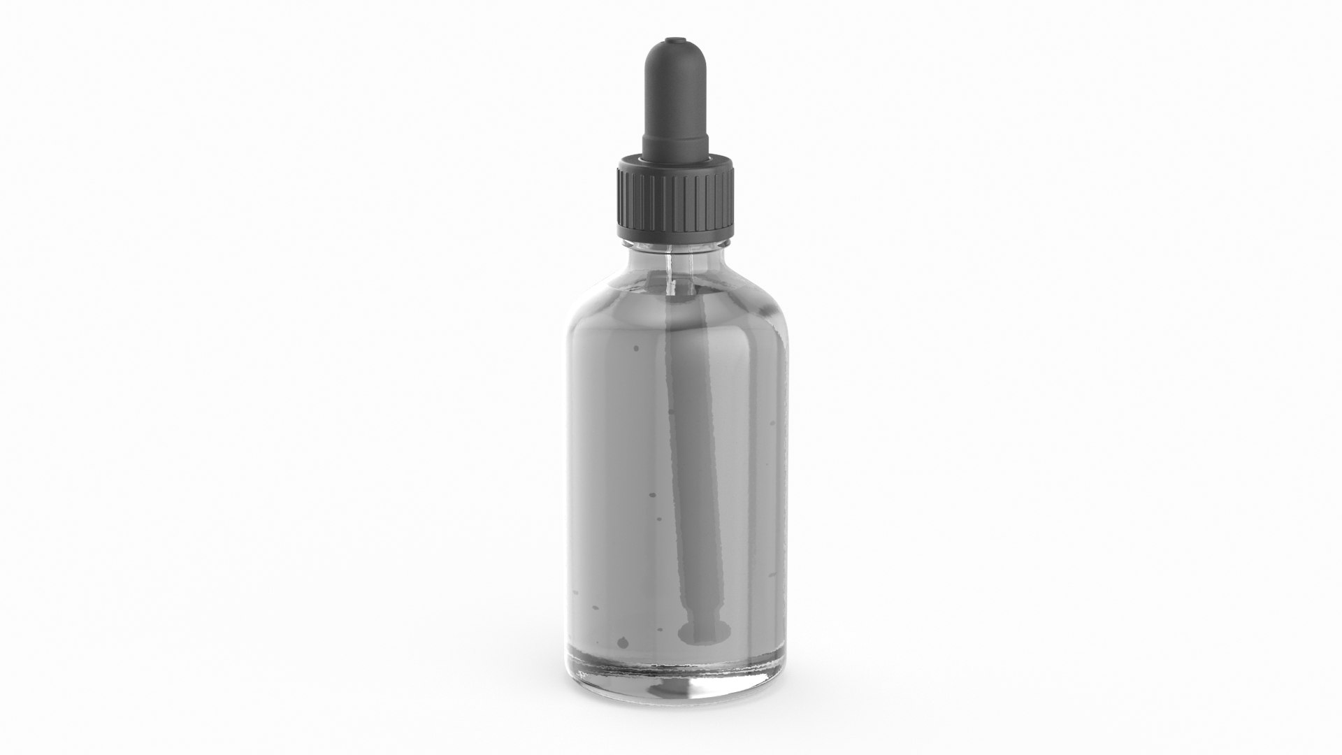 Vial with Pipette and Liquid 3D model preview