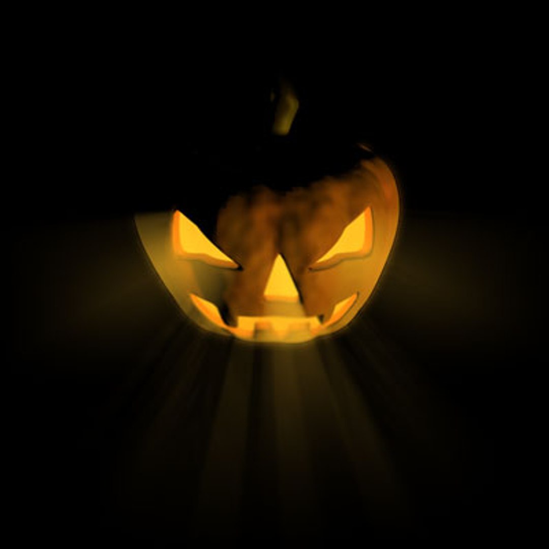 3d Model Carved Jackolantern