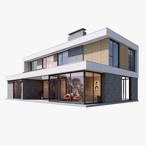 3D model Modern Luxury 3D Villa