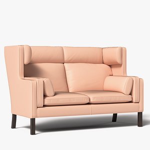 Sofa Leather Modern Living Rooms 3D model