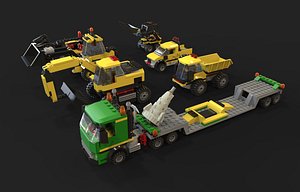 modèle 3D de Grue mobile LEGO TECHNIC - TurboSquid 721161