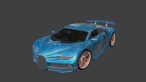 Sports Car -Light Blue