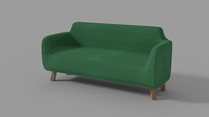 3D Elegant Sofa 3D Model model