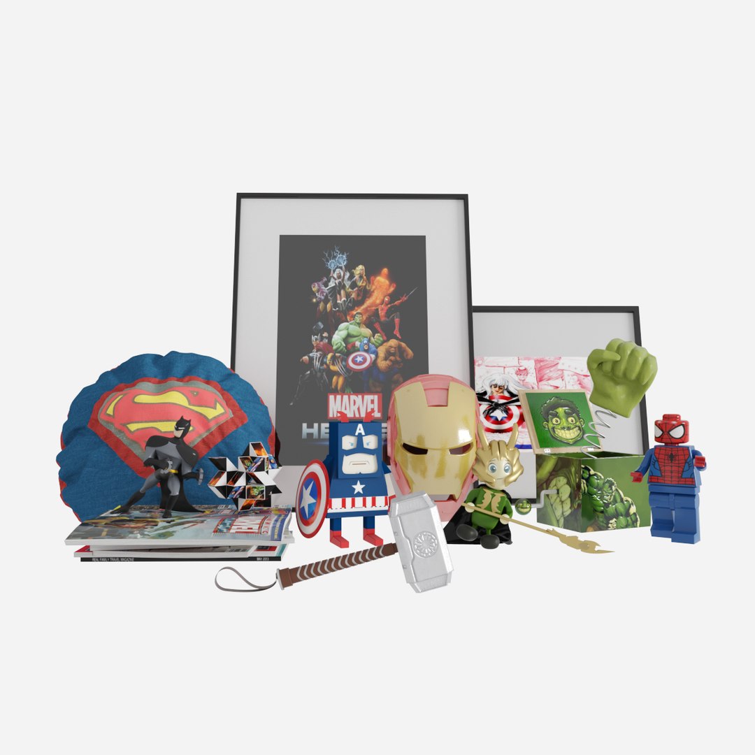 Marvel Heroes 3D Model Collection 3D Model - TurboSquid 2196490