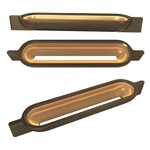 Linkoutdoor fire pit dark bronze 3D model